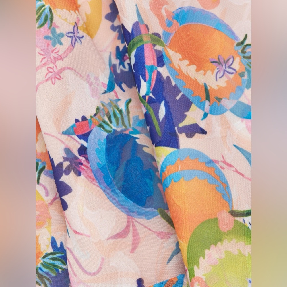 SALONI Floral Multicolor Dress - Picture 10 of 11